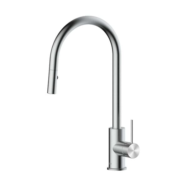 SWISS AQUA TECHNOLOGIES - Swiss Aqua Technologies 62x44 cm évier avec égouttoir réversible en granite à encastrer + mitigeur avec douchette 2 jets, blanc (SATSINKGE2W-SET1) - large
