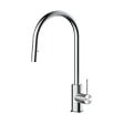 SWISS AQUA TECHNOLOGIES - Swiss Aqua Technologies 62x44 cm évier avec égouttoir réversible en granite à encastrer + mitigeur avec douchette 2 jets, blanc (SATSINKGE2W-SET1) - vignette