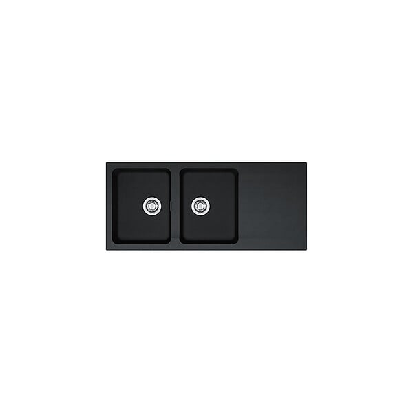 FRANKE - Franke Orion OID 621 évier double bac avec égouttoir en Tectonite Carbone - large