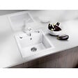 BLANCO - Evier DALAGO 45 PuraDur en Silgranit avec vidage automatique 46.5x51cm, Blanc (517160) - vignette
