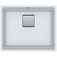 FRANKE - Franke Kubus 2 KNG 110-52 Fragranit+ Évier de cuisine sous-plan Blanc glace - vignette