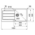 FRANKE - Franke Pack Franke Sirius Evier noir en Tectonite® à encastrer Sirius + Nettoyant Franke spécial évier en Tectonite OFFERT - vignette
