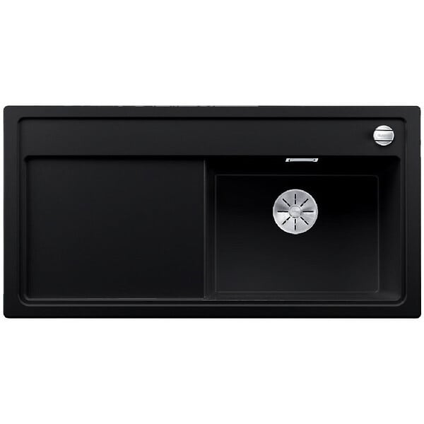 BLANCO - Blanco Evier ZENAR XL 6 S PuraDur en Silgranit avec égouttoir gauche 100x51cm, Noir (526062) - large