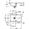 GROHE - Grohe K400 Evier en quartz composite avec égouttoir réversible 780x500 mm, gris granite (G31639AT0-G) - vignette