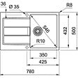 FRANKE - Franke SIRIUS - 2.0 S2D 611-78 Tectonite® Evier à encastrer Noir - vignette