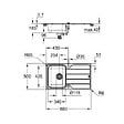 GROHE - Grohe K500 set évier de cuisine à encastrer + mitigeur monocommande, chrome (G31573SD1) - vignette