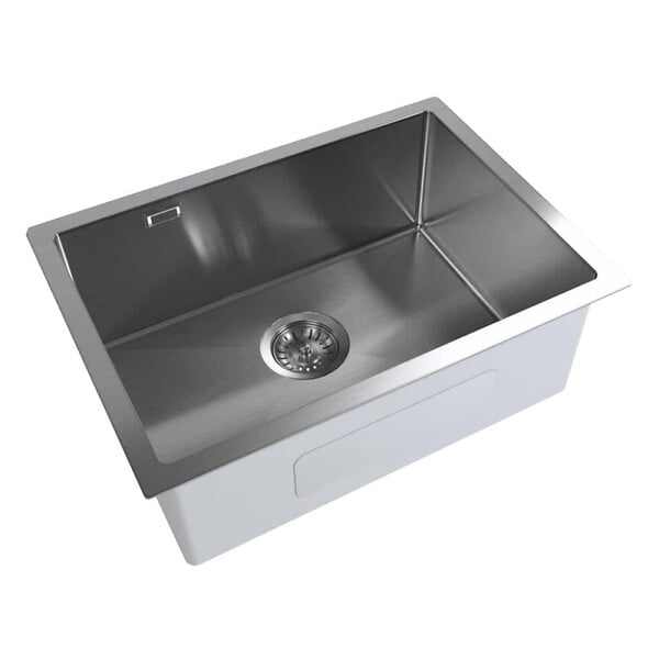 SWISS AQUA TECHNOLOGIES - Aurum Evier en acier inoxydable, 55x45x21 cm, métal (SATSINK5545BGMU) - large