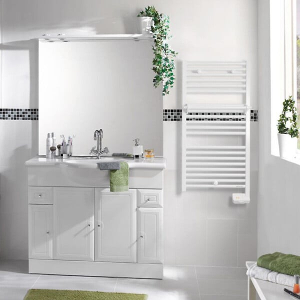 ATLANTIC - Sèche serviettes électrique 2012 Atlantic - 750W - Blanc - large