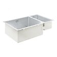 GROHE - Grohe K700U Evier double bac 76x45cm en Acier inoxydable, Finition satin (31575SD1) - vignette