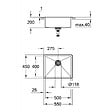 GROHE - Grohe nouveau k700 évier en acier inoxydable (31726SD0) - vignette