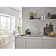 GROHE - K700 Evier sous-plan 550 x 450mm + Siphon, bonde et vidage inclus, Acier inoxydable (31574SD1) - vignette