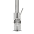 SWISS AQUA TECHNOLOGIES - Swiss Aqua Technologies Aurum mitigeur évier à levier sur pied 44 cm avec douchette extractible 2 jets, inox (SATBAUR286NRZ) - vignette