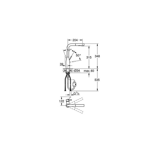 GROHE - Grohe Essence Mitigeur monocommande Evier (30270A00) - large