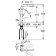 GROHE - Grohe Essence Mitigeur monocommande Evier Hard Graphite brossé (30270AL0) - vignette