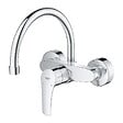 GROHE - EUROSMART Mitigeur Monocommande d'évier, Chrome (32482003) - vignette