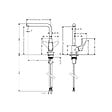 HANSGROHE - Focus M41 Mitigeur cuisine 280 noir mat, 1jet (31817670) - vignette