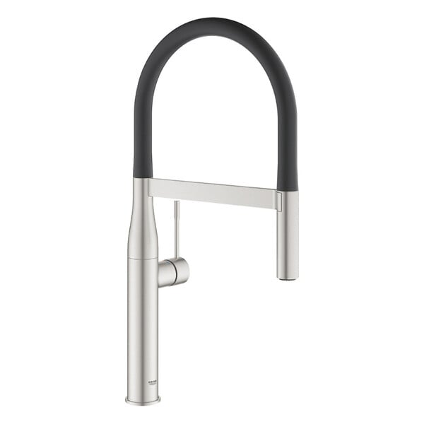 GROHE - Grohe ESSENCE NEW - Mitigeur monocommande d'évier SuperSteel (30294DC0) - large