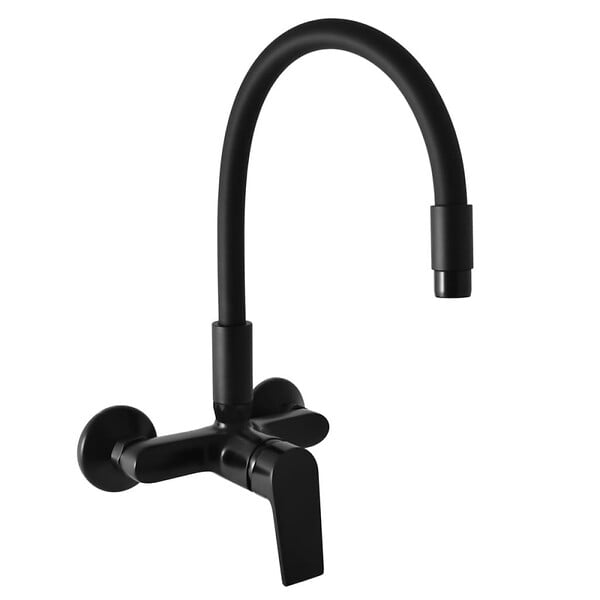 RAV SLEZAK - Robinet d'évier RAV SLEZÁK Colorado avec poignée en silicone 150 mm noir CO102.5/10CMAT - large