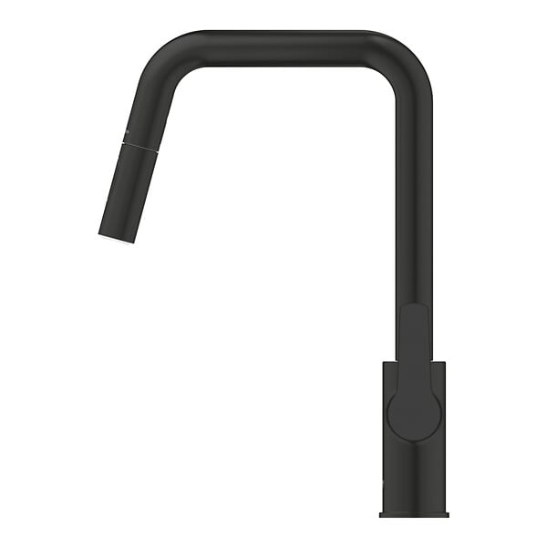GROHE - Start mitigeur monocommande évier avec douchette 2 jets, noir mat (G306312430) - large