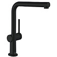 HANSGROHE - Talis M54 Mitigeur de cuisine 270, avec douchette extractible 1 jet, sBox, Noir mat (72809670) - vignette