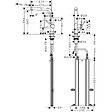 HANSGROHE - Talis M54 Mitigeur de cuisine 270, avec douchette extractible 1 jet, sBox, Noir mat (72809670) - vignette