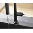 HANSGROHE - Talis M54 Mitigeur de cuisine 210, avec douchette extractible 2 jets, Noir mat (72800670) - vignette