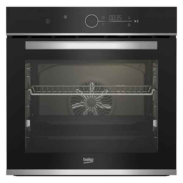 BEKO - Beko Four encastrable 72L bPRO500, nouvelle technologie AeroPerfect avec chaleur pulsée 3D, catalyse (BBIM13400XCS) - large