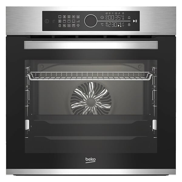 BEKO - Beko Four encastrable Beyond 72L, chaleur tournante 3D AeroPerfect, écran tactile, rallonge télescopique (BBIM12400XCS) - large
