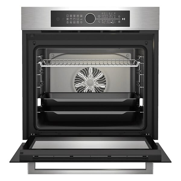 BEKO - Beko Four encastrable Beyond 72L, chaleur tournante 3D AeroPerfect, écran tactile, rallonge télescopique (BBIM12400XCS) - large