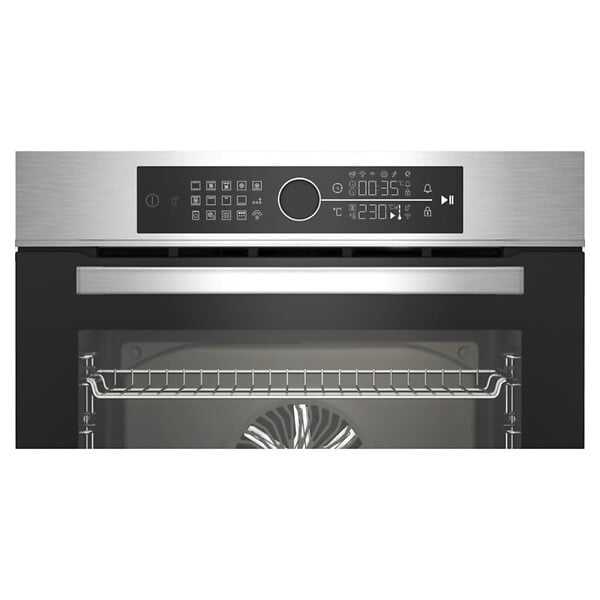 BEKO - Beko Four encastrable Beyond 72L, chaleur tournante 3D AeroPerfect, écran tactile, rallonge télescopique (BBIM12400XCS) - large