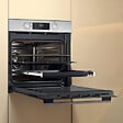 WHIRLPOOL - Whirlpool Four encastrable 71 L, classe A+, chaleur tournante pulsée, fonctions levage de pâtes et pizzas, noir (OMK58CU1SX) - vignette
