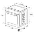 BEKO - Beko Beyond Four encastrable 72L, 8 fonctions cuisson, Aeroperfect 3D, nettoyage vapeur SteamShine, sécurité enfant - vignette