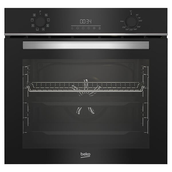 BEKO - Beko Four encastrable multifonction 72 L, chaleur tournante AeroPerfect, 8 programmes, nettoyage vapeur SteamShine® (BBIM13300X) - large