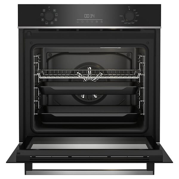 BEKO - Beko Four encastrable multifonction 72 L, chaleur tournante AeroPerfect, 8 programmes, nettoyage vapeur SteamShine® (BBIM13300X) - large