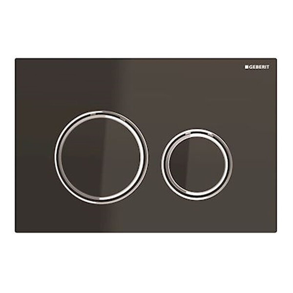 GEBERIT - Plaque de déclenchement sigma 21, Verre noir (115.884.SJ.1) - large