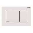 GEBERIT - Sigma30 Plaque de déclenchement double touche, Blanc mat/chrome (115.883.JT.1) - vignette