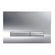 GEBERIT - Sigma 50 plaque de déclenchement à 2 boutons, façade chrome (115.788.21.2) - vignette