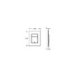 GROHE - Skate Cosmopolitan S Plaque de commande, chrome mat (37535P00) - vignette
