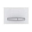 GEBERIT - Plaque de déclenchement Sigma 50, blanc alpin boutons chrome (115.788.11.2) - vignette