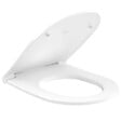 VILLEROY & BOCH - Universo Combipack WC suspendu sans bride à fond creux TwistFlush + Abattant amovible avec frein de chute, Blanc (4670T901) - vignette