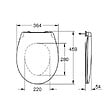 GROHE - Grohe Bau Ceramic Siège abattant WC, blanc (39493000) - vignette