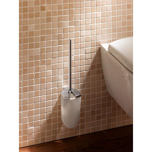 KEUCO - Elegance Brosse WC fixation murale, Blanc (11664010100) - large