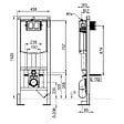 VILLEROY & BOCH - ViConnect Bâti-support autoportant pour WC suspendu (92246500) - vignette