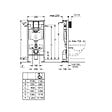 GROHE - SOLIDO Bâti-support autoportant pour WC, 1,13 M (39981000) - vignette