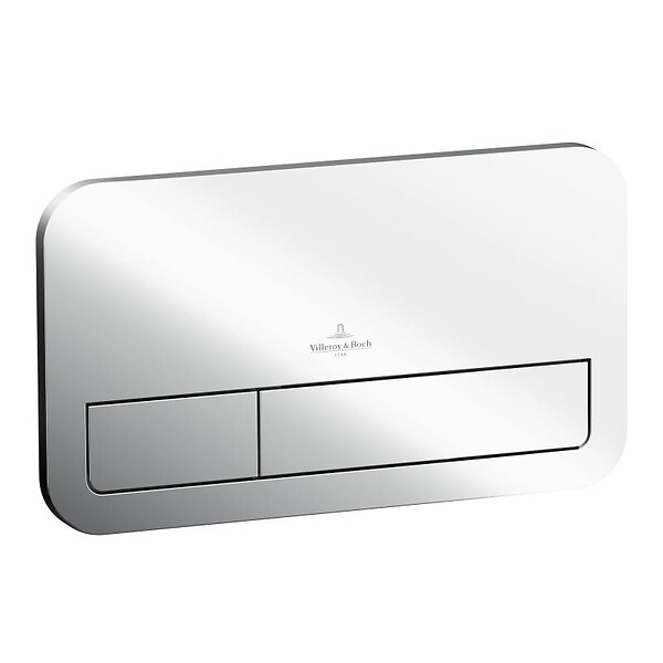 VILLEROY & BOCH - Villeroy & Boch VICONNECT plaque de déclenchement chrome (92249061) - large