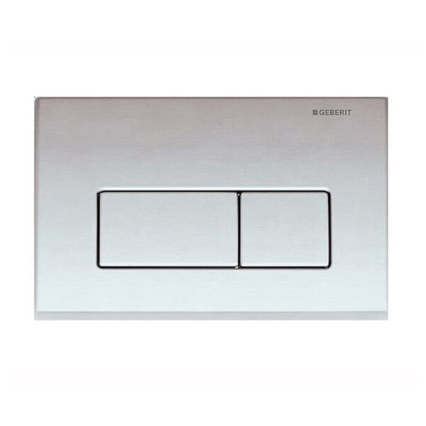 GEBERIT - Plaque de déclenchement Kappa 50, double touche, chrome  (115.119.11.1) - large