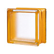 GLASSBLOCKS - Glassblocks Luxfera Mini brique de verre 15x15x8 cm, Orange transparent brillant (MGSAPR) - vignette