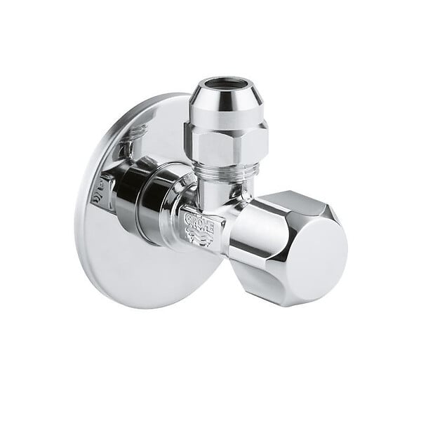 GROHE - Robinet d'équerre 1/2", chromé (22023000) - large