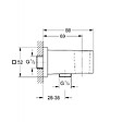 GROHE - Euphoria Cube Coude à Encastrer 1/2 Pouces, Chrome (26370000) - vignette
