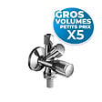 SCHELL - COMFORT - Lot de 5 robinets d'équerre combiné (035510699-GVP5) - vignette